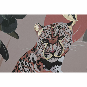 Schilderij Home ESPRIT Rood Groen Koloniaal Gouden Jungle 45 x 2,5 x 60 cm (2 Stuks) 3