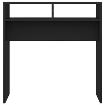 Wandtafel 78x30x80 cm bewerkt hout zwart 5