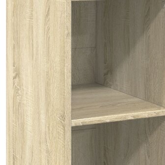 Hoge kast 30x41x124 cm bewerkt hout sonoma eikenkleurig 7