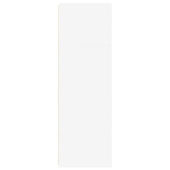 Hoge kast 40x41x124 cm bewerkt hout wit 5