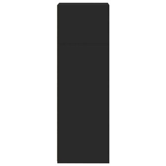 Hoge kast 40x41x124 cm bewerkt hout zwart 5