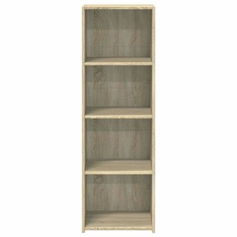 Hoge kast 40x41x124 cm bewerkt hout sonoma eikenkleurig 4