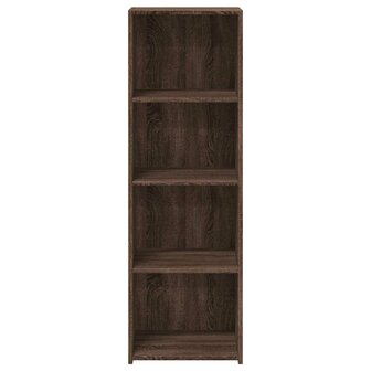 Hoge kast 40x41x124 cm bewerkt hout bruin eikenkleur 4