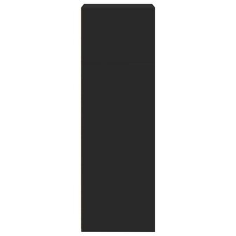 Hoge kast 45x41x124 cm bewerkt hout zwart 5