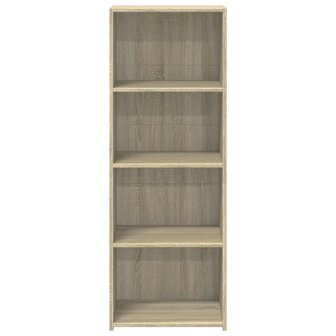 Hoge kast 45x41x124 cm bewerkt hout sonoma eikenkleurig 4