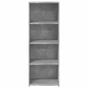 Hoge kast 45x41x124 cm bewerkt hout betongrijs 4