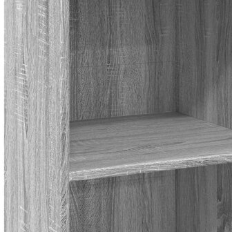 Hoge kast 45x41x124 cm bewerkt hout grijs sonoma eikenkleurig 7