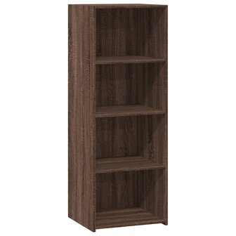 Hoge kast 45x41x124 cm bewerkt hout bruin eikenkleurig 2