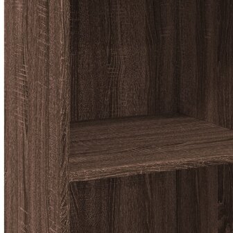 Hoge kast 45x41x124 cm bewerkt hout bruin eikenkleurig 6