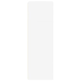 Hoge kast 50x41x124 cm bewerkt hout wit 5