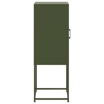 Hoge kast 36x39x107 cm staal olijfgroen 7