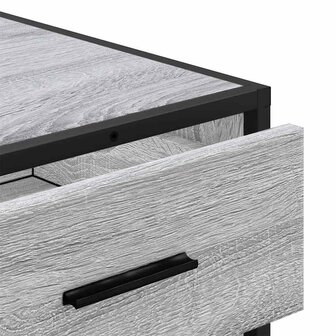 Ladekast 70x41x56 cm bewerkt hout grijs sonoma eikenkleurig 8