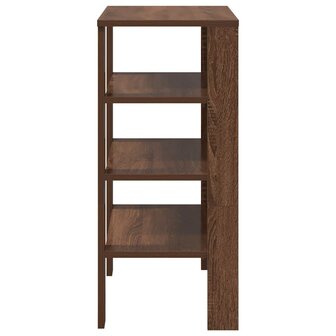 Schoenenrek 61x32x70 cm bewerkt hout bruin eikenkleur 5
