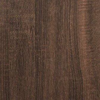 Schoenenrek 61x32x70 cm bewerkt hout bruin eikenkleur 8