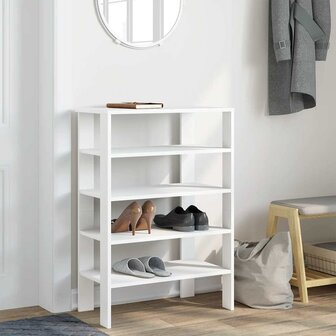 Schoenenrek 61x32x87,5 cm bewerkt hout wit 3