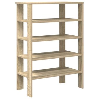 Schoenenrek 61x32x87,5 cm bewerkt hout sonoma eikenkleurig 2