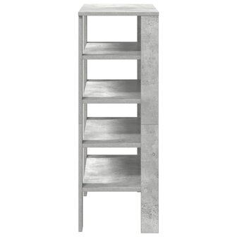 Schoenenrek 61x32x87,5 cm bewerkt hout betongrijs 5