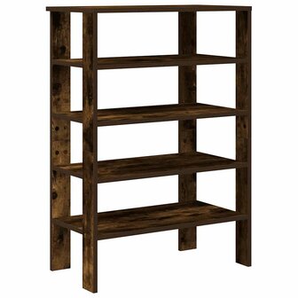 Schoenenrek 61x32x87,5 cm bewerkt hout gerookt eikenkleurig 2