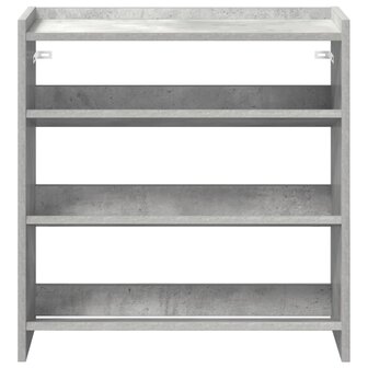 Schoenenrek 60x25x62 cm bewerkt hout betongrijs 4