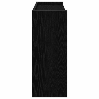 Schoenenrek 80x25x62 cm bewerkt hout zwart 5