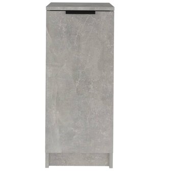 Schoenenkast 30x35x70 cm bewerkt hout betongrijs 5