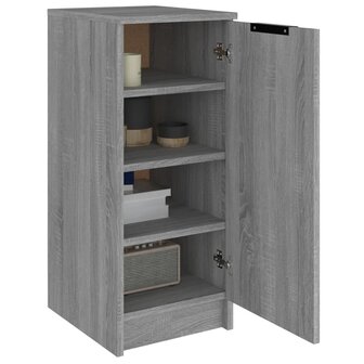 Schoenenkast 30x35x70 cm bewerkt hout grijs sonoma eikenkleurig 4