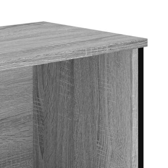 Schoenenkast 90x38x45,5 cm bewerkt hout grijs sonoma eikenkleur 7