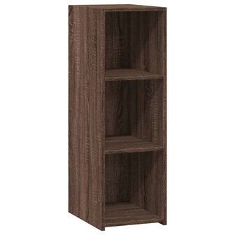 Dressoir 30x41x93 cm bewerkt hout bruin eikenkleur 2