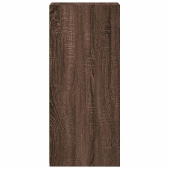 Dressoir 30x41x93 cm bewerkt hout bruin eikenkleur 5