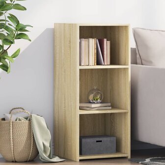 Dressoir 40x41x93 cm bewerkt hout sonoma eikenkleurig 1