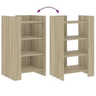 Dressoir 45x35x75 cm bewerkt hout sonoma eikenkleurig 7