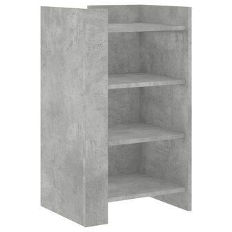 Dressoir 45x35x75 cm bewerkt hout betongrijs 2