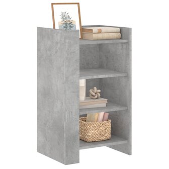 Dressoir 45x35x75 cm bewerkt hout betongrijs 3