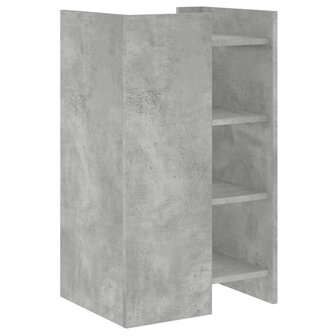 Dressoir 45x35x75 cm bewerkt hout betongrijs 6
