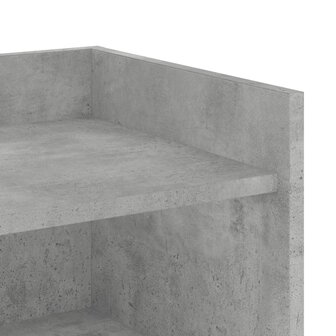 Dressoir 45x35x75 cm bewerkt hout betongrijs 8