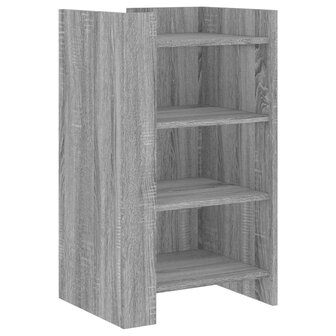 Dressoir 45x35x75 cm bewerkt hout grijs sonoma eikenkleurig 2