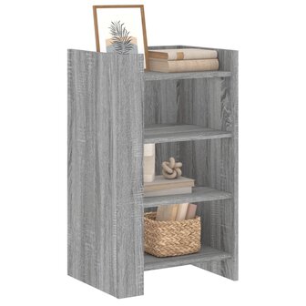 Dressoir 45x35x75 cm bewerkt hout grijs sonoma eikenkleurig 3