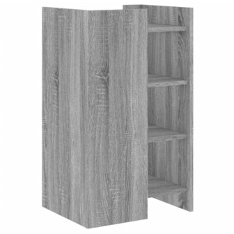 Dressoir 45x35x75 cm bewerkt hout grijs sonoma eikenkleurig 6