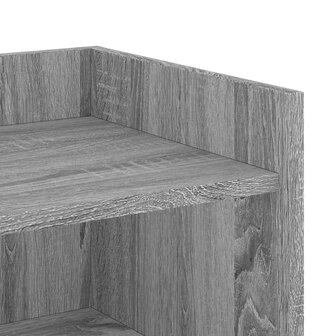 Dressoir 45x35x75 cm bewerkt hout grijs sonoma eikenkleurig 8