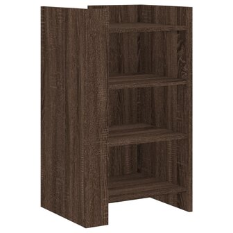 Dressoir 45x35x75 cm bewerkt hout bruin eikenkleur 2