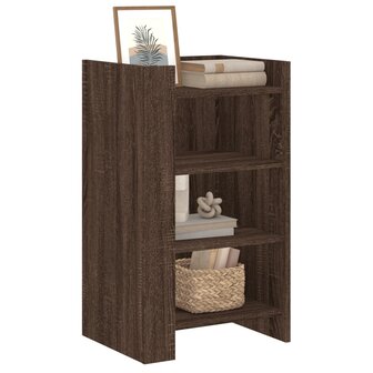 Dressoir 45x35x75 cm bewerkt hout bruin eikenkleur 3
