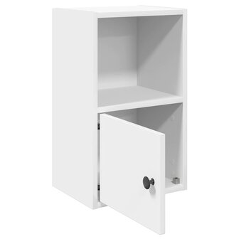 Boekenkast 31x24x52 cm bewerkt hout wit 4
