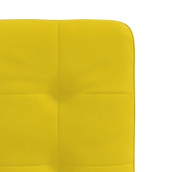 Eetkamerstoelen 2 st fluweel geel 7