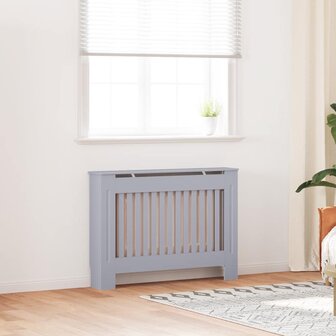 Radiatorombouw 112x19x81,5 cm MDF antraciet 1