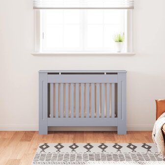 Radiatorombouw 112x19x81,5 cm MDF antraciet 3