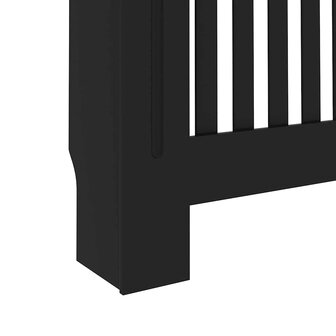 Radiatorombouw 112x19x81,5 cm MDF zwart 8