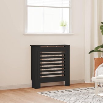 Radiatorombouw 78 cm MDF zwart 1