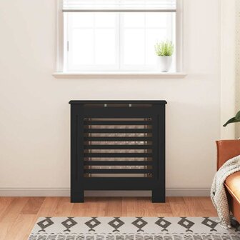 Radiatorombouw 78 cm MDF zwart 3