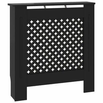 Radiatorombouw 78 cm MDF zwart 2