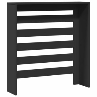 Radiatorombouw 78x20x82 cm bewerkt hout zwart 5